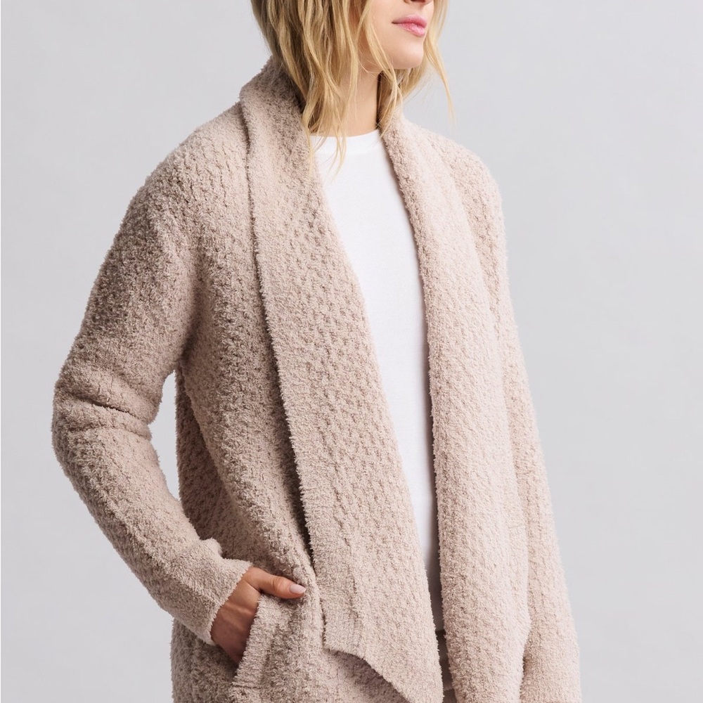 Barefoot Dreams CozyChic® Honeycomb Shawl Cardigan